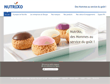 Tablet Screenshot of nutrixo.com